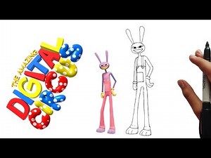 Drawing Jax - The Amazing Digital Circus