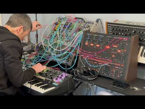 Tribal Transformer Drum Circle_5 min alien drum circle live studio jam performed on a modular synth