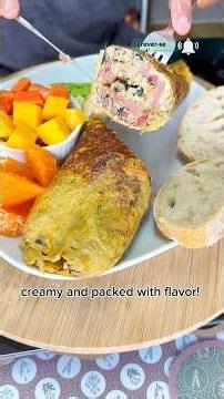 Easy Stuffed Omelette & Healthy Brunch Recipe!