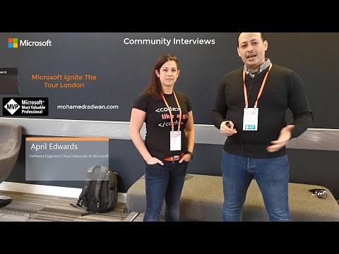 Interview with April Edwards Software Engineer Cloud Advocate at Microsoft