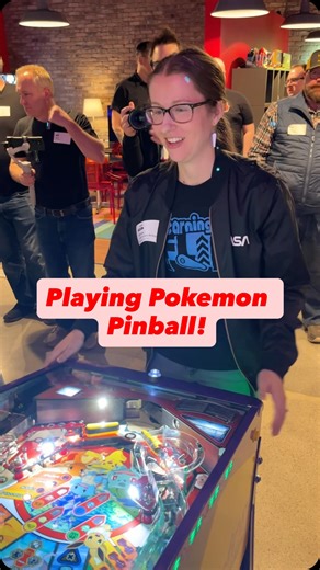 Behind the scenes of Stern Pinball's release of their new Pokemon machine! This was my first time visiting Stern and it was super cool to see where all these machines I love playing come from. And really really appreciate seeing themes that speak more to me and my generation. #pinball #pokemon #sternpinball #pokemonpinball #pinballmachine | Erin Winick - Science Communicator
