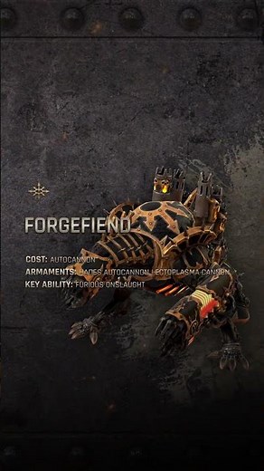 Warhammer 40,000: Battlesector - Black Legion | Engines of Destruction - Forgefiend