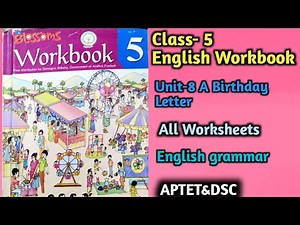 5th Class English Workbook || Unit-8 A Birthday Letter || AP SCERT New English Syllabus || TET & DSC