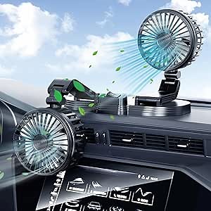 Car Fan, 360° Rotation Dual