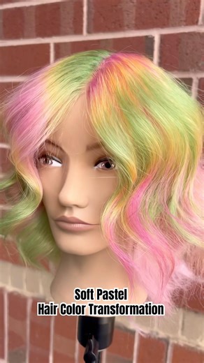 Soft Pastel Hair Color Transformation | Advanced Color Melt