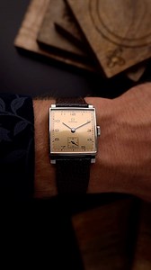 The beauty of simplicity. Here you can see a fascinating Rectangular Art Deco dress watch made by Omega in 1935. It features a square stainless steel case with thin and simple lugs and a stunning art deco salmon dial with Roman numerals. The icing on the cake is the stunning condition. . . . . . #omega #vintageomega #simplicity #classic #1930s #backintheday #watchcollector | Goldammer.me