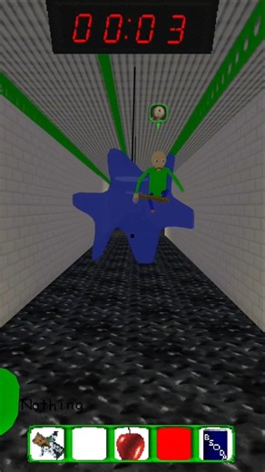 Baldi's Frenzy Last Student Standing + Dangerous Teleporter #baldis_basics #roblox #shorts