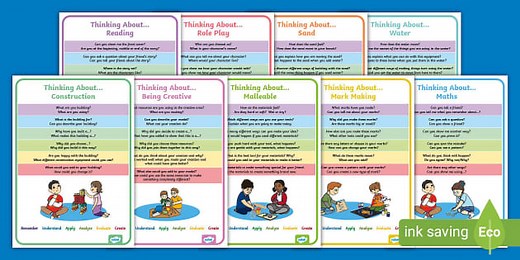 EYFS Bloom's Taxonomy Poster Pack
