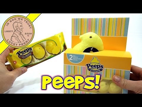 Peeps & Company Plush Toys, 2 Pack Peeps & Bonus Milk Chocolate Peeps!