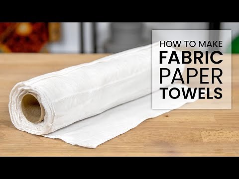 How to Make a Fabric Paper Towel Roll