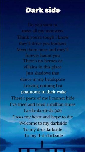 Neoni - Dark Side (Lyrics) #lyrics #musiclyrics #song #darkside #neoni