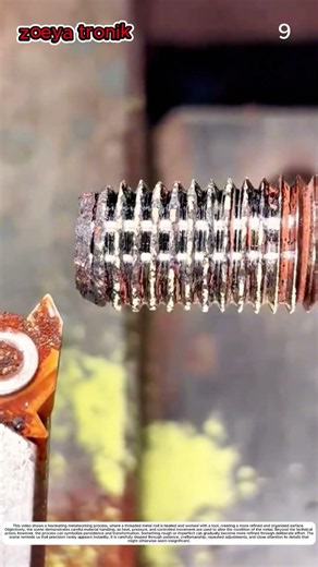 Rusty Metal Fix: How Lathe Machines Clean Rusted Bolt Threads