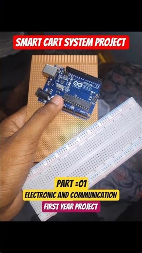 Smart Cart System Using Ardino first Year Project #viral #project #electronic #college #trending #yt