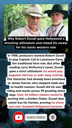 The Secret Story Behind Robert Duvall’s Iconic Western Role