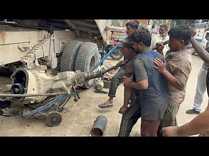 Truck leaking differential repair work | Indian trucks mechanics