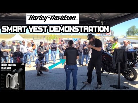 The All New Harley Davidson Smart Vest - Demonstration and Features Explained By Employees