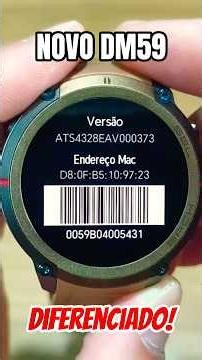Smartwatch with a UNIQUE GPS! The new DM59 looks gorgeous and has OFFLINE MAPS! #smartwatch #shor...
