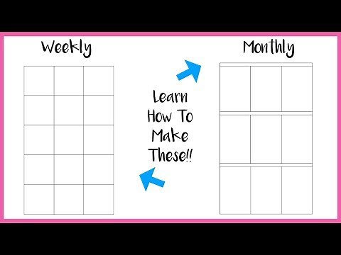 How To Make Weekly & Monthly Inserts For The Big Happy Planner