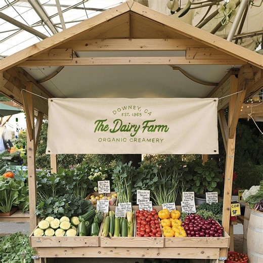 Custom Canvas Banner, Hand Embroidered Canvas Sign, Custom Sign for Home   Business,farmers Market Banner ,tent Sign, Tapestry ,wall Art - Etsy