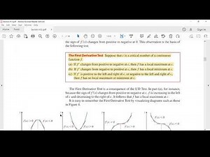 Section 4.3: What Derivatives Tell Us about the Shape of a Graph