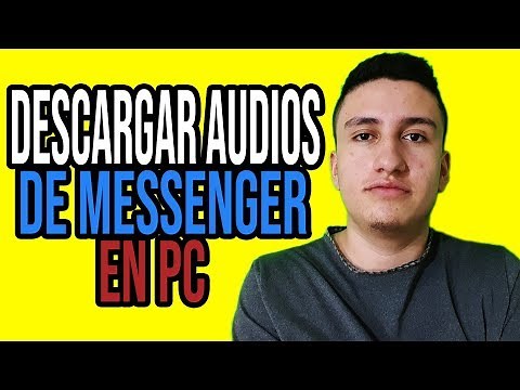 Como DESCARGAR AUDIOS de MESSENGER FACEBOOK en PC | 2026 SIN PROGRAMAS