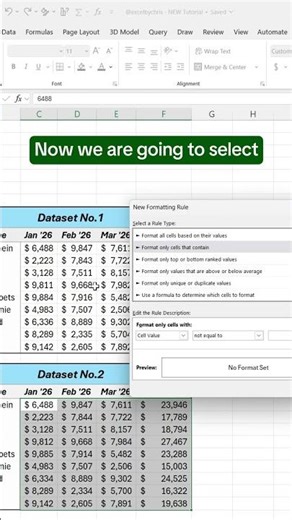 How to find differences in Excel between two ranges! #excel #dataanlysis #spreadsheet