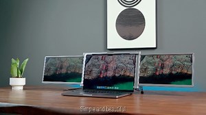 Watch Large size triple laptop screen extender on Amazon Live