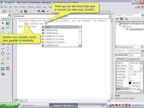 Funciones en Visual Basic 6.0