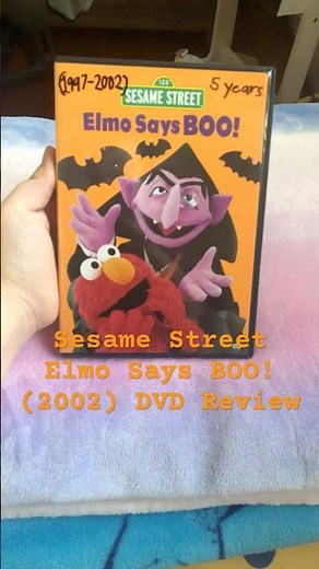 Sesame Street Elmo Says BOO! (2002) DVD Review #jimhenson #sesamestreet 🎃👻