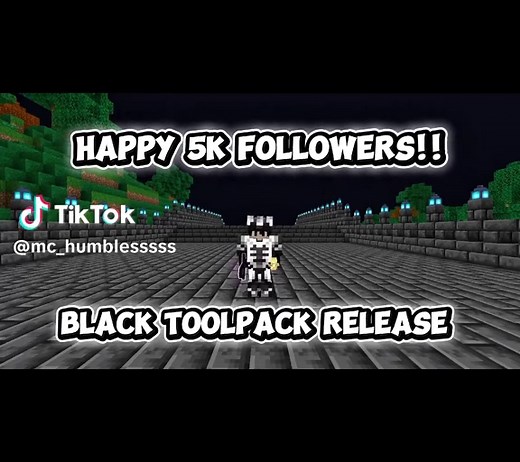 BLACK TOOLS CROWN Texture Pack for Minecraft