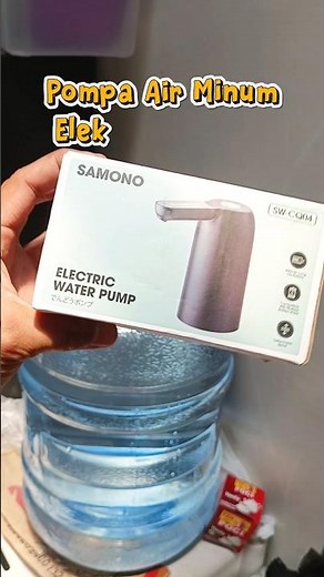 Samono Electric Drinking Water Gallon Pump SW-CQ04 Tutorial on Using #gallonpump #electricgallonpump
