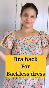 Bra hack for backless blouse 👚 #bra #brahack #braideas #braforgirls #saree #sareelove #insta #instagram #instadaily #girlstalk #womenproblem | Ani Chi