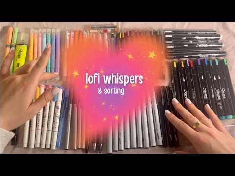 organizing my markers | clicky clacky ASMR