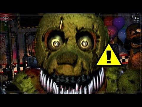 Nightmare springtrap jumpscare in Ultimate Custom Night?!