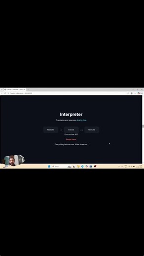 What is an Interpreter? Watch full video Compiler vs Interpreter. Video Uploaded.
