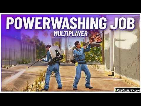 FiveM Script | Powerwashing Job - Multiplayer | KuzQuality