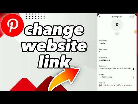 How To Change Website Link On Pinterest