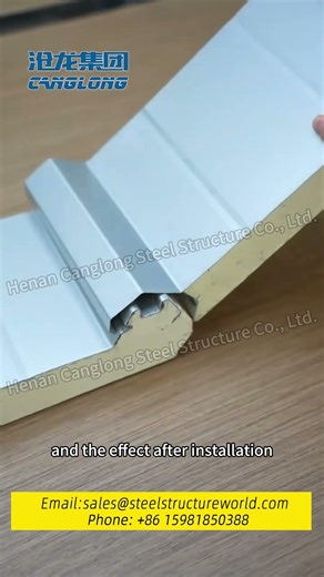 Complete Record of Integrated Photovoltaic Panel Installation#construction #building #factory