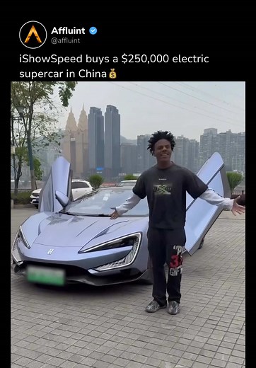 IShowSpeed's $250k Yangwang U9 Supercar Showcase