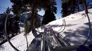 Take a video ride along on Bogus Basin's new mountain coaster before it's open to the public. Full video from start to finish & opening details: http://bit.ly/2BNhd8z | KTVB