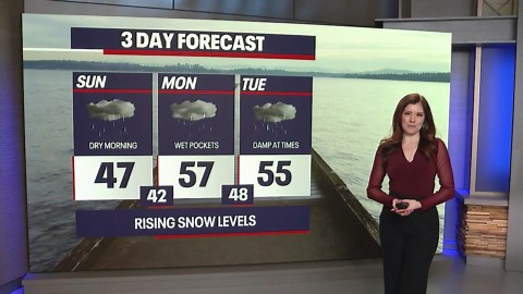 Seattle weather: Warmer temperatures, rain ahead this week