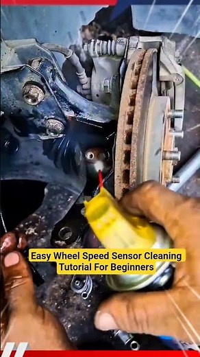 Easy Wheel Speed Sensor Cleaning Tutorial For Beginners #shorts #tips