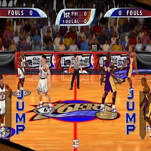 Relive the fast-paced arcade action as Shaq and Kobe's Lakers take on Allen Iverson's 76ers in NBA Showtime: NBA on NBC on the Dreamcast, delivering high-flying dunks and iconic 2000s intensity. | Black Lung Bandit Gaming
