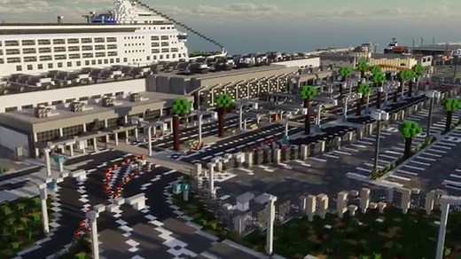 『マインクラフト』9年かけて作られた「特大現代都市」のマップデータが配布中。総勢400人が参加するマイクラ最大規模の街 - AUTOMATON