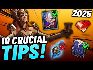TOP 10 Tips to Progress FAST! The ULTIMATE Beginner’s Guide | Raid Shadow Legends