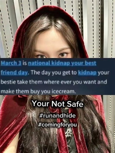 ... #runandhide #bestie #friends #canny #chiquta #babymonster