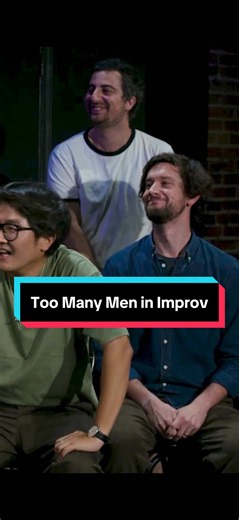 There’s too many men in improv class… an improvised scene #improv #comedy #improvcomedy #dropout #ucbcomedy