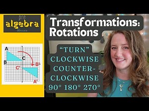 How to do Rotation Transformations on the Coordinate Plane | Geometry Transformations