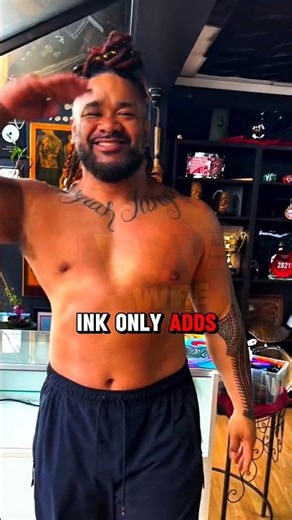 Jacob Fatu Reveals Detailed Look at New Arm Tattoo #wwe #short