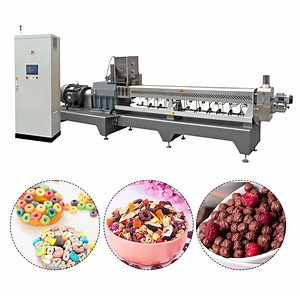 [Hot Item] Automatic Breakfast Cereals Snacks Making Machines for Corn Flake Processing